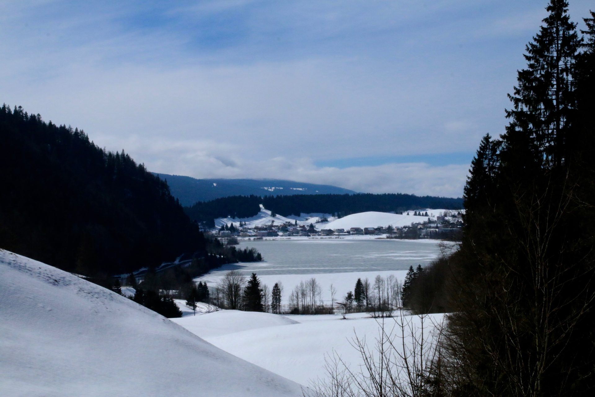 Lac Brenet dans le Jura vaudois