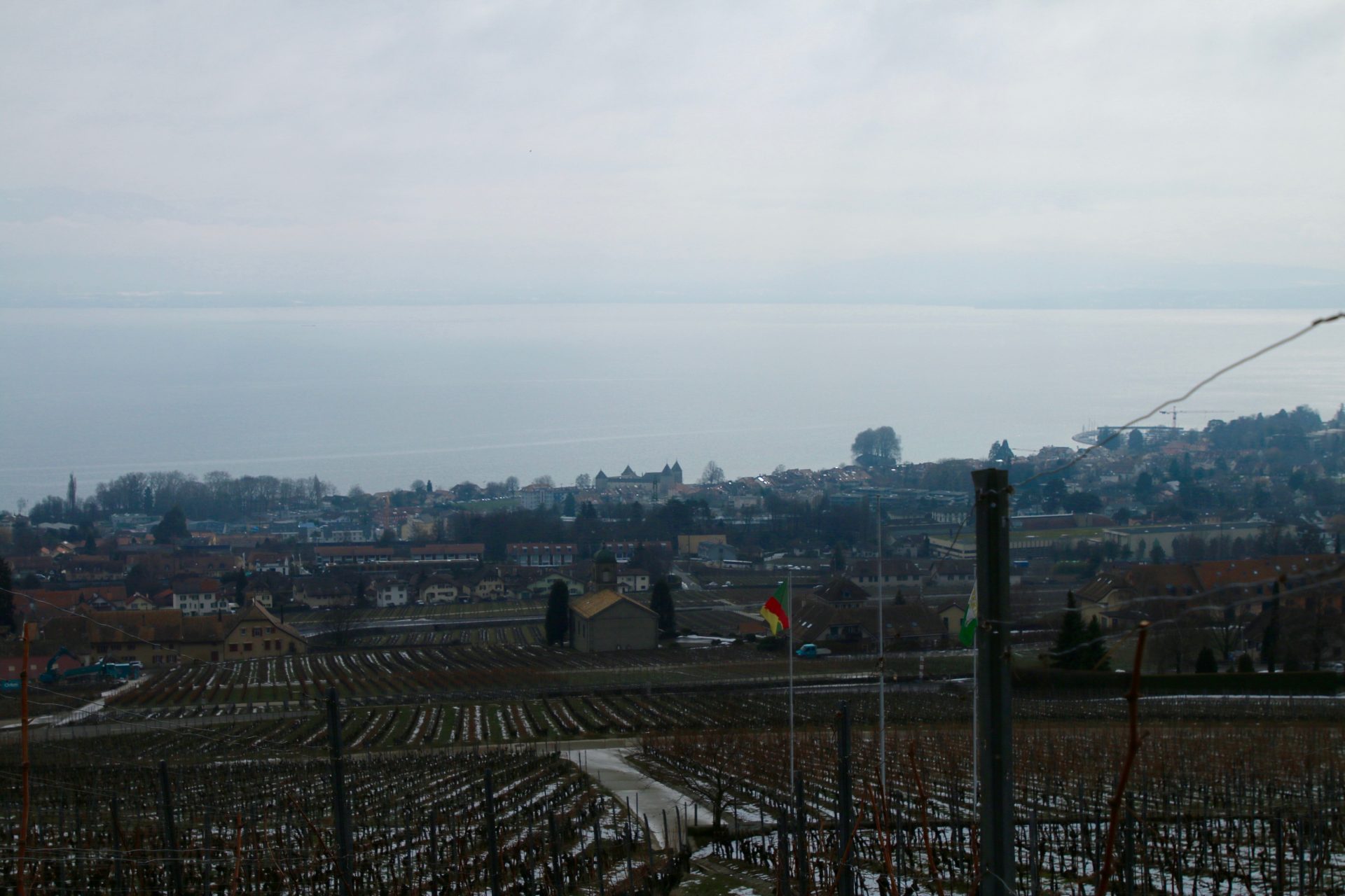 Vue sur le lac Léman – Rolle avec le château