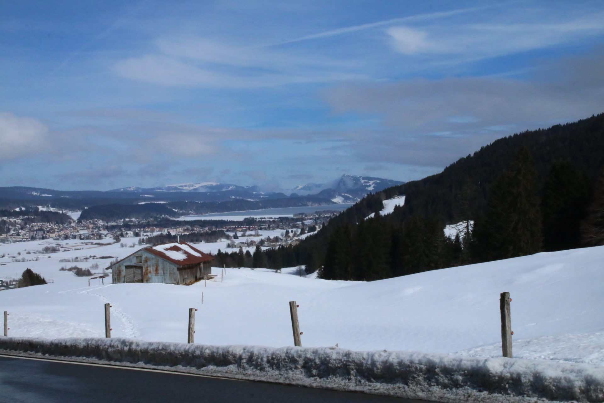 Il Lac de Joux, nella Vallée de Joux