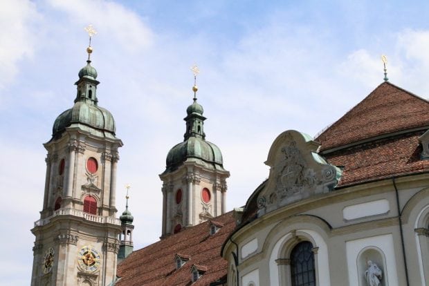 La bella chiesa barocca di San Gallo, lungo il road trip nella Svizzera orientale 