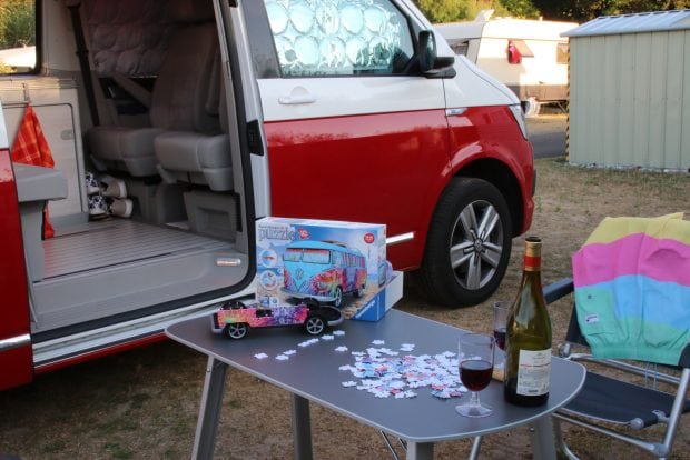 Puzzle 3D de VW sur le camping 