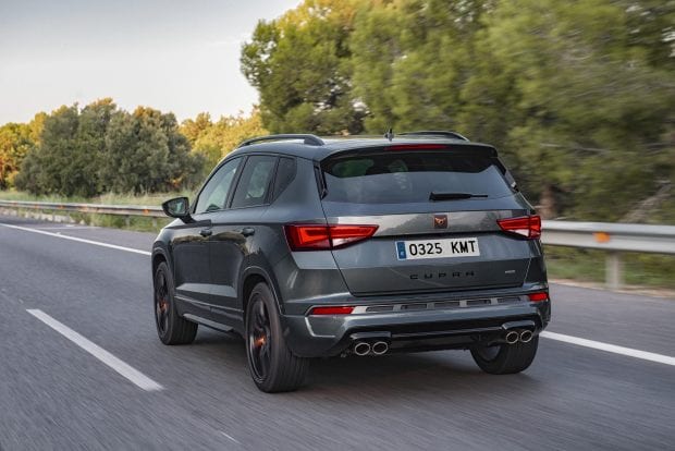 Le CUPRA Ateca accélère en 5,2 secondes de 0 à 100 km/h.