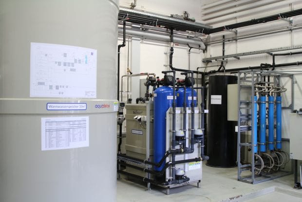 Das BioSaver-System ermöglicht eine Frischwassereinsparung von bis zu 98 Prozent.