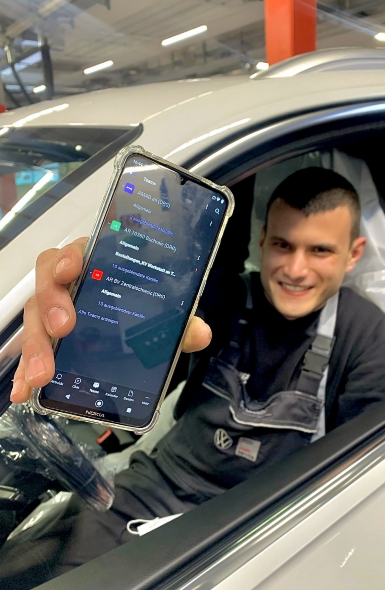«Dank der MS Teams App gestalten wir Prozesse im Betrieb effizienter» - Blog der AMAG Group AG 1