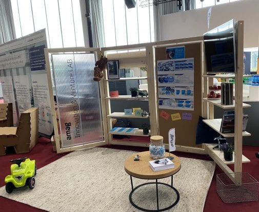 Innovation: Messestand des AMAG Innovation & Venture LABs an den startup days Ende Juni in Bern.