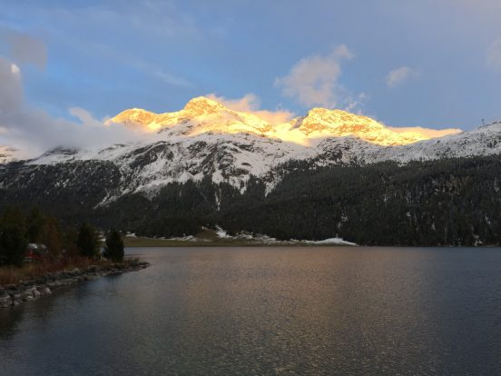 Atmosfera serale al Lago di Silvaplana