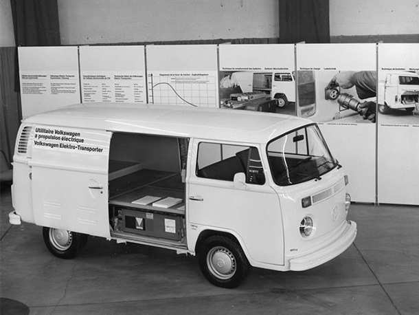 Van elettrico Volkswagen T2 – il pioniere